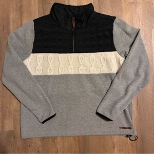 BKE Ladies Quarter-Zip Sweatshirt/Sweater.
